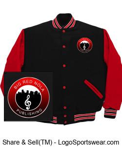 Big Red NOLA Publishing Varsity Jacket Design Zoom